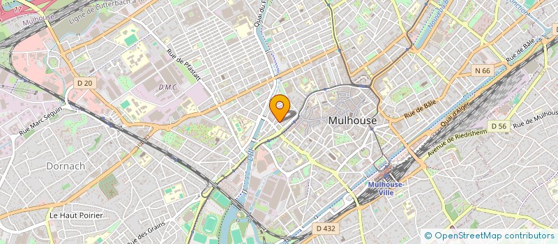 localisation de l'entreprise SAM BTP  MULHOUSE