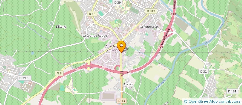 localisation de l'entreprise SAM CARRELAGES à PEZENAS