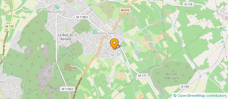 localisation de l'entreprise SAM-CF  BEAULIEU