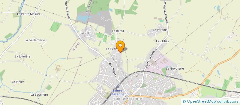 localisation de l'entreprise SAM'CHARPENTE à SAINTE-PAZANNE