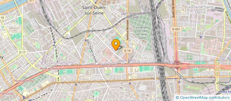 localisation de l'entreprise SAM&CO à SAINT-OUEN-SUR-SEINE
