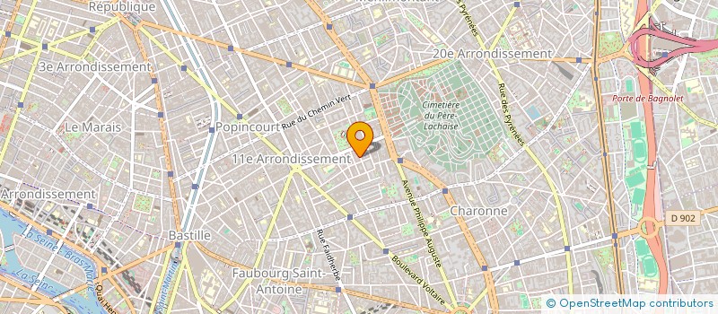 localisation de l'entreprise SAM COIFFURE  PARIS