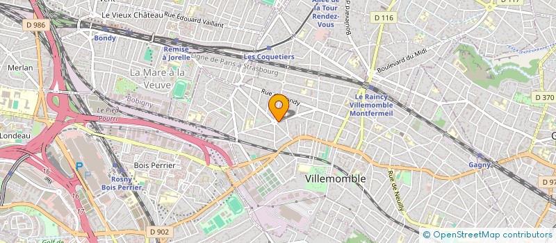 localisation de l'entreprise SAM CONFORT  VILLEMOMBLE