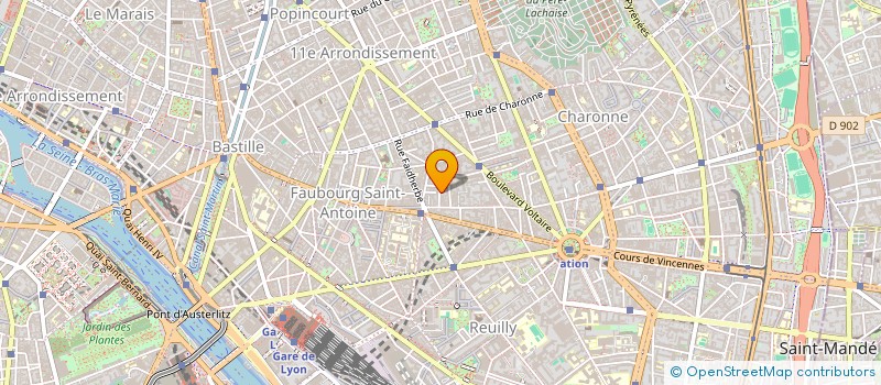 localisation de l'entreprise SAM DECO  PARIS