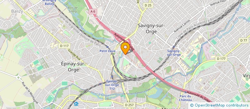 localisation de l'entreprise SAM DECO à SAVIGNY-SUR-ORGE