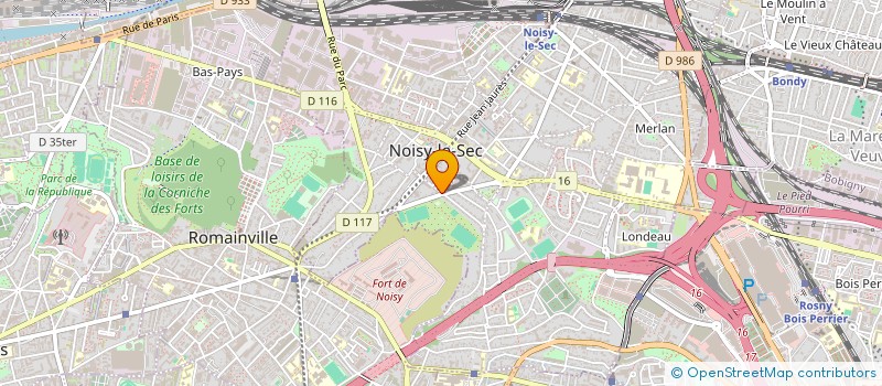 localisation de l'entreprise SAM DECO à NOISY-LE-SEC