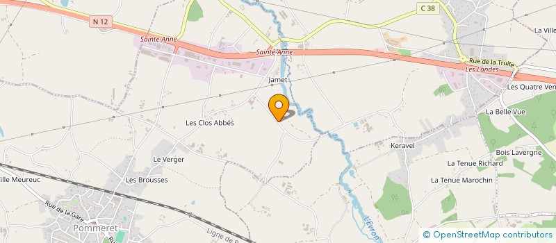 localisation de l'entreprise SAM DECOR  POMMERET