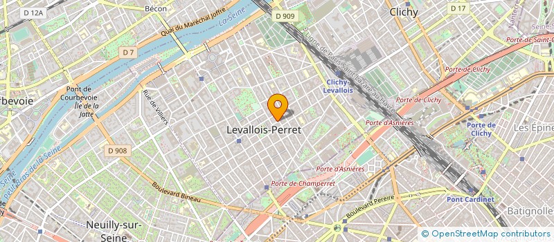 localisation de l'entreprise SAM DEMENAGEMENT à LEVALLOIS-PERRET