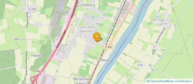 localisation de l'entreprise SAM'DEPANNE à SAINT-MARTIN-BELLE-ROCHE