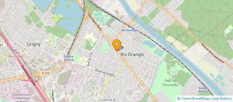 localisation de l'entreprise SAM DILIGENCE à RIS-ORANGIS