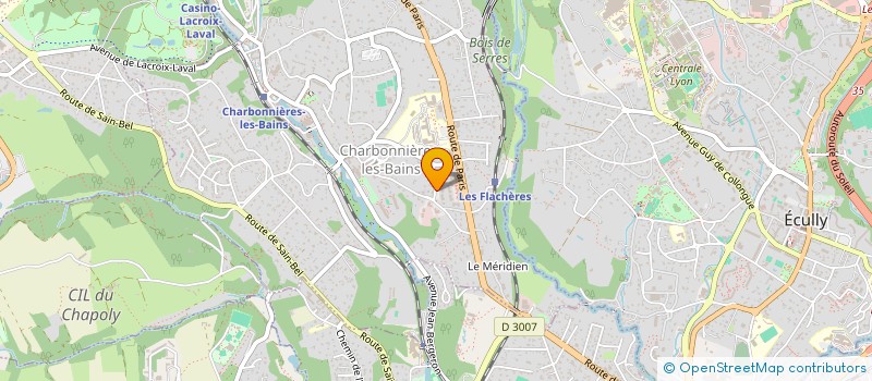 localisation de l'entreprise SAM' DRIVE  CHARBONNIERES-LES-BAINS