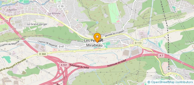 localisation de l'entreprise SAM'DRIVE à LES PENNES MIRABEAU