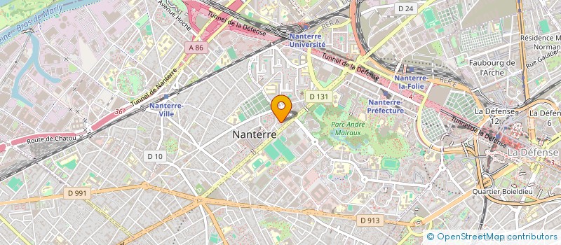 localisation de l'entreprise SAM DRIVER  NANTERRE