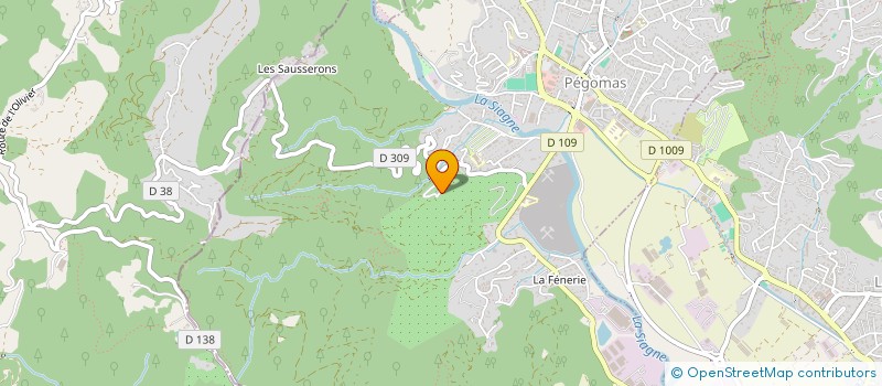 localisation de l'entreprise SAM DRIVER à PEGOMAS