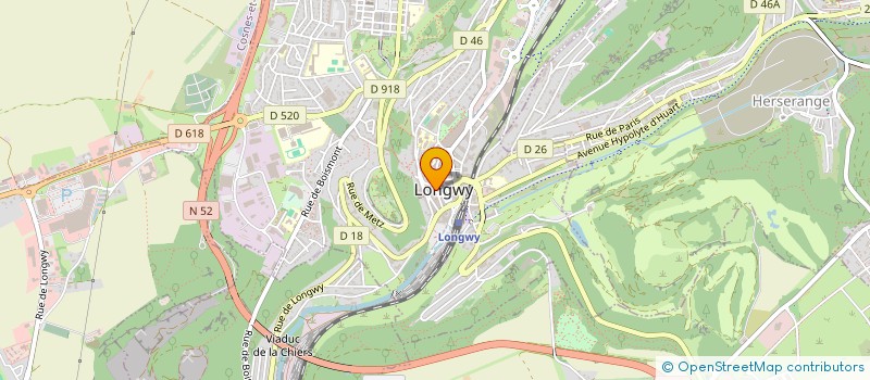 localisation de l'entreprise SAM ET JO à LONGWY