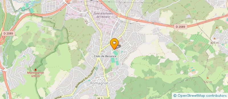 localisation de l'entreprise SAM ET SALLY  ROMAGNAT