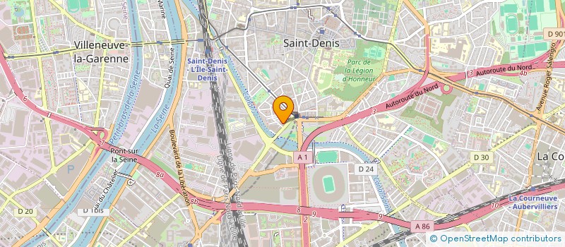 localisation de l'entreprise SAM EXPRESS  SAINT-DENIS