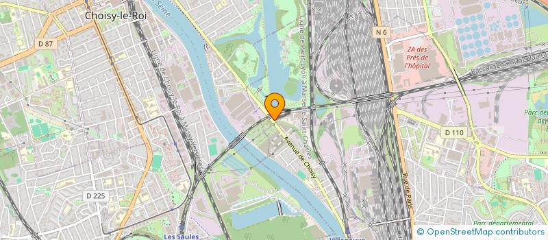 localisation de l'entreprise SAM FBM  VILLENEUVE-SAINT-GEORGES