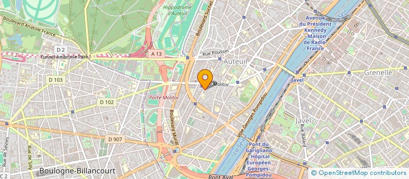 localisation de l'entreprise SAM GESTION à PARIS