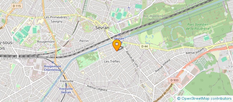 localisation de l'entreprise SAM IMMO à SEVRAN
