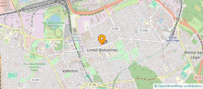 localisation de l'entreprise SAM IMMO à LIMEIL-BREVANNES