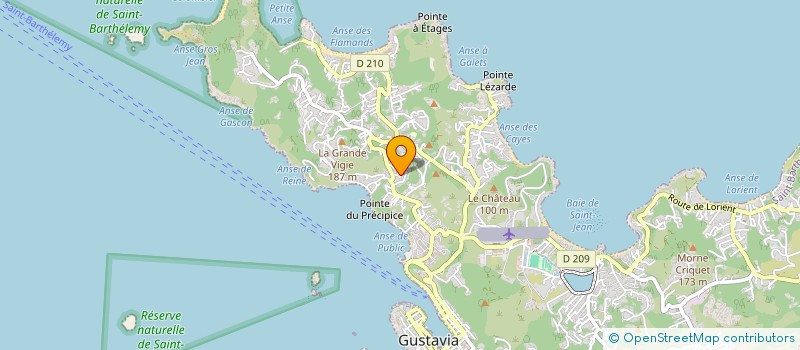localisation de l'entreprise SAM'IMMO à SAINT-BARTHELEMY