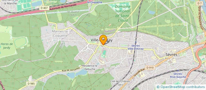 localisation de l'entreprise SAM IMMOBILIER  VILLE-D'AVRAY