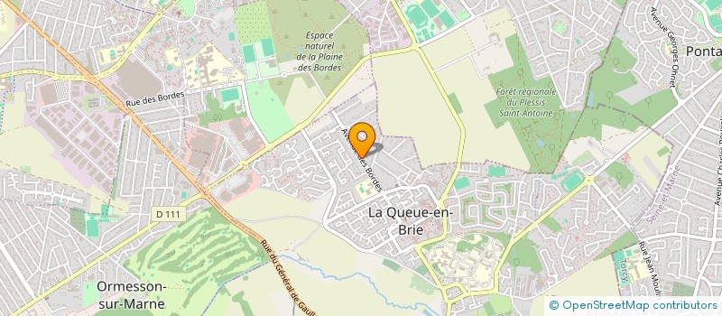 localisation de l'entreprise SAM INVEST  LA QUEUE-EN-BRIE