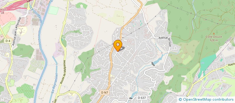 localisation de l'entreprise SAM INVEST à FREJUS