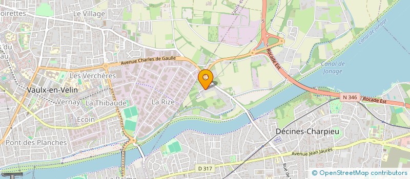 localisation de l'entreprise SAM INVEST  DECINES CHARPIEU