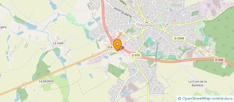 localisation de l'entreprise SAM INVEST  AIZENAY