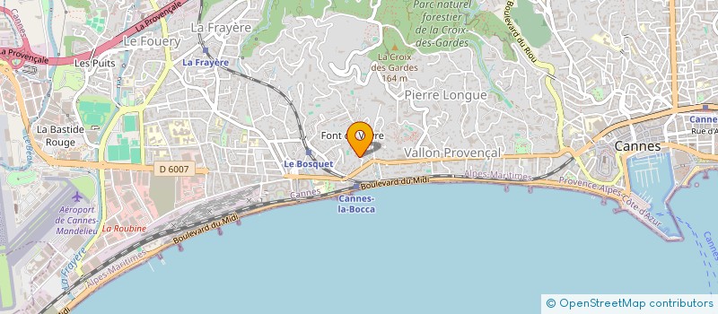 localisation de l'entreprise SAM INVEST  CANNES