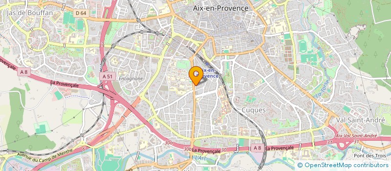 localisation de l'entreprise SAM'IRRA à AIX-EN-PROVENCE