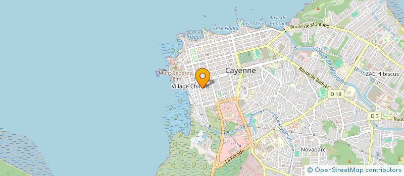 localisation de l'entreprise SAM K-FE  CAYENNE