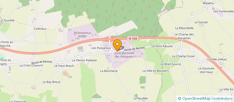 localisation de l'entreprise SAM LAV à LOUDEAC