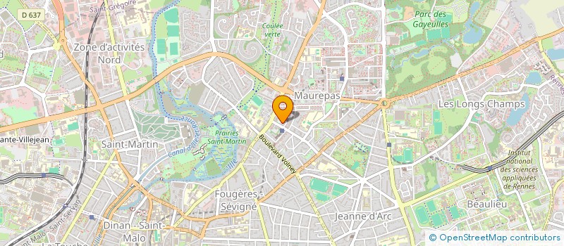 localisation de l'entreprise SAM LOGISTIK à RENNES
