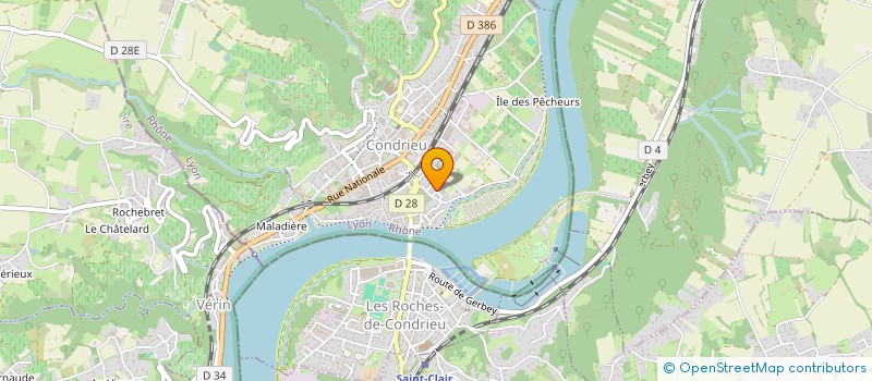 localisation de l'entreprise SAM LYON PATRIMOINE  CONDRIEU