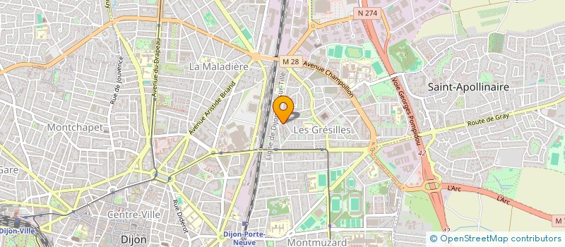 localisation de l'entreprise SAM MULTISERVICES TRANSPORTS à DIJON