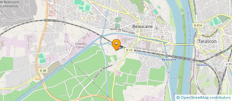 localisation de l'entreprise SAM NICOMAX STE D ARTS MULTIPLES ET STE à BEAUCAIRE