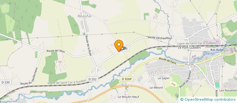 localisation de l'entreprise SAM PACK à BEAUFAI