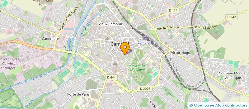 localisation de l'entreprise SAM PIZZA à CAMBRAI