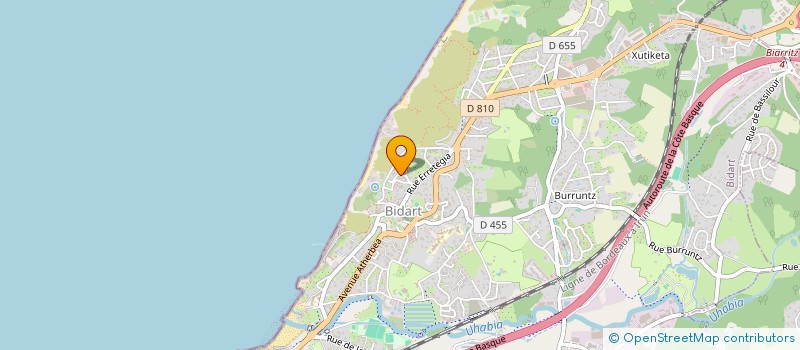 localisation de l'entreprise SAM PROPERTIES SCI à BIDART