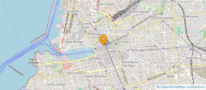 localisation de l'entreprise SAM. RAYHAN à MARSEILLE