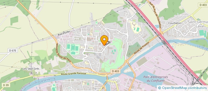 localisation de l'entreprise SAM.RENOV  MONTEREAU-FAULT-YONNE