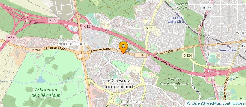 localisation de l'entreprise SAM RENOVATION  LE CHESNAY-ROCQUENCOURT