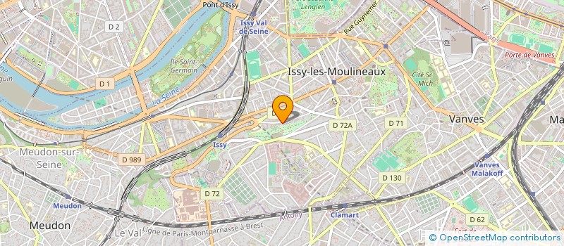 localisation de l'entreprise SAM RENT LMNP à ISSY-LES-MOULINEAUX