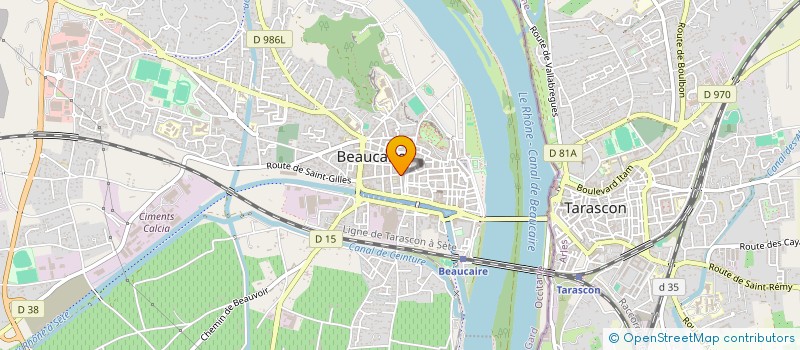 localisation de l'entreprise SAM RESTO à BEAUCAIRE