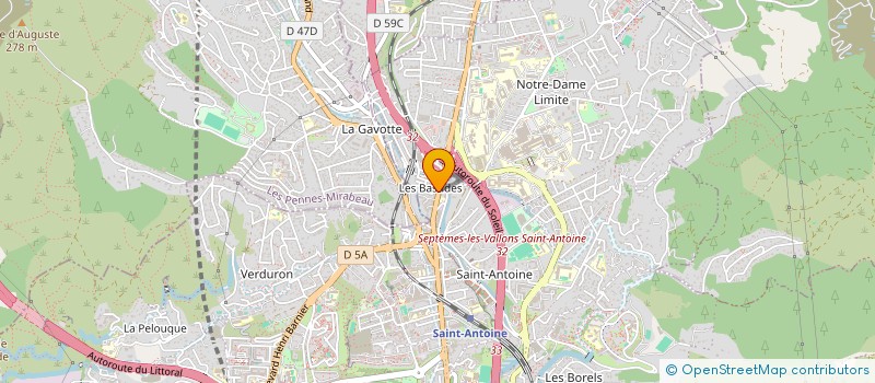 localisation de l'entreprise SAM REVETEMENT à MARSEILLE