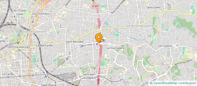 localisation de l'entreprise SAM'S  MARSEILLE