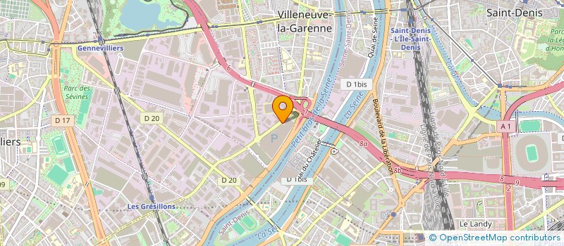 localisation de l'entreprise SAM'S à VILLENEUVE-LA-GARENNE